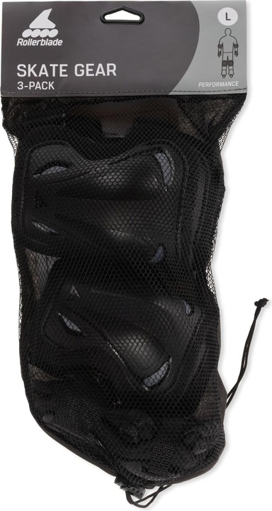 Immagine prodotto Rollerblade Skate Gear Pack (XL, Protettori gomito, Protezioni per i polsi, Ginocchiera, Esemplare unico)