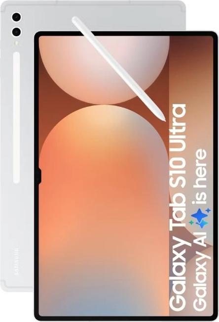 Actual product image Samsung Gal Tab S10 Ultra/X926B/5G/12+256GB/Slvr (5G, 14.60", 256 GB, Platinum, Silver)