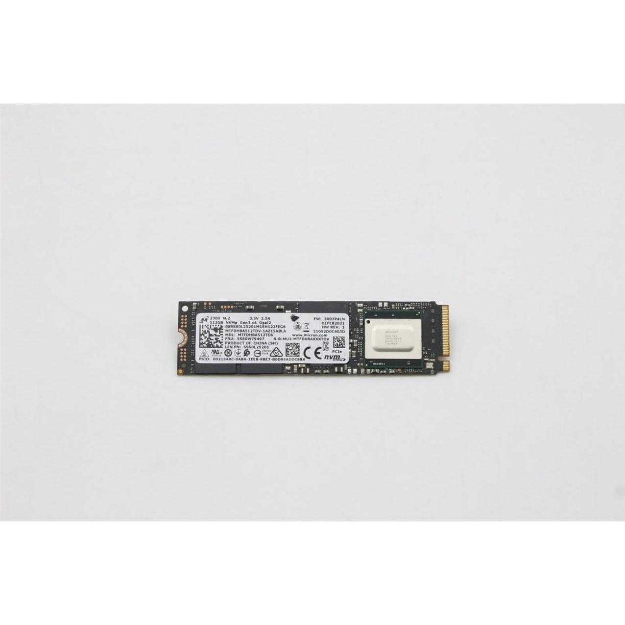 Lenovo SSD M.2 2280PCIe NVMe (512 GB, M.2 2280), SSD