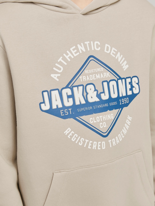 Actual product image Jack & Jones JJELOGO SWEAT HOOD 2 COL 24/25 NOOS JNR (164)