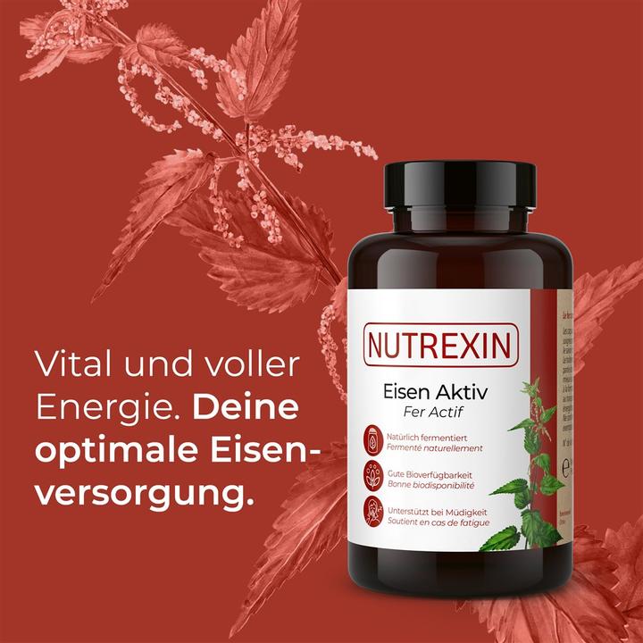 Actual product image Nutrexin Eisen Aktiv (240 Piece, Capsules, 172 g)