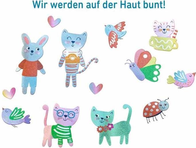 Produktbild Aufkleber Kinder-Tattoo Metallic