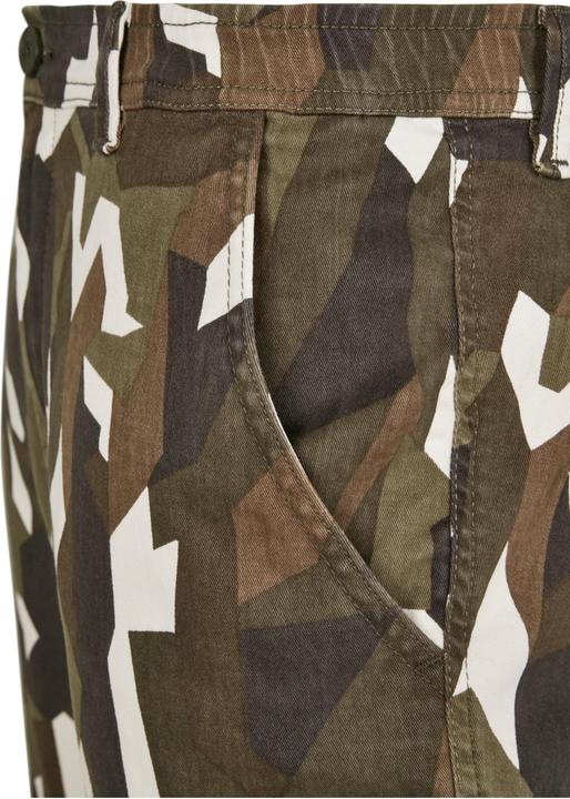 Actual product image Urban Classics Geometric Camo Stretch Twill Cargo Pants (32)