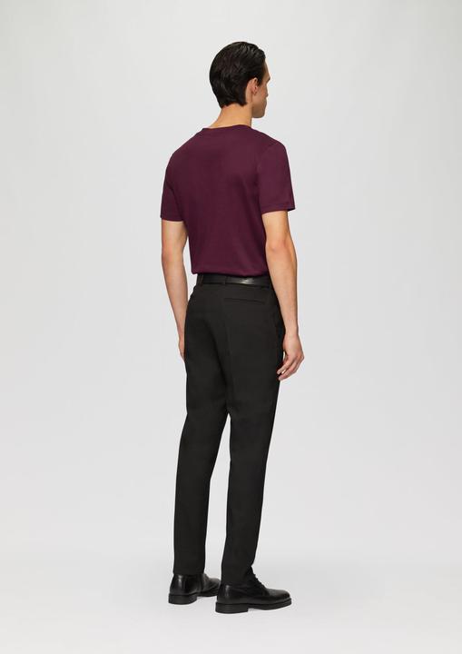 Produktbild S.Oliver T-Shirt Jerseyshirt im Slim Fit aus merzerisierter Baumwolle (3XL)