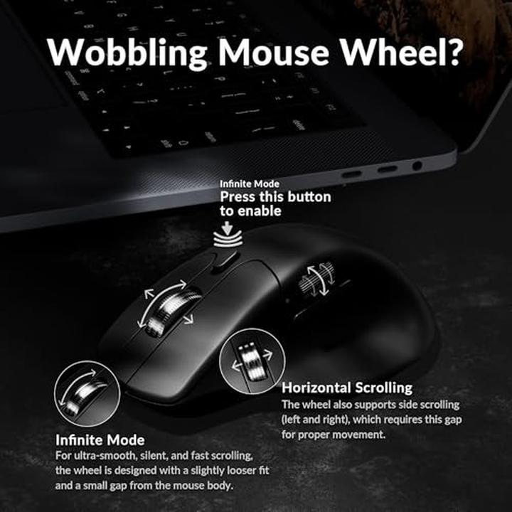 Produktbild Keychron M6 Leises Lichtloses Drahtloses Ergonomische Optische Maus