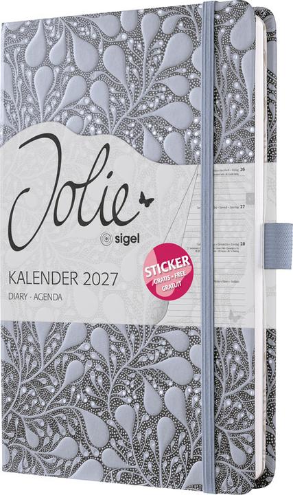 Sigel Taschenagenda JOLIE Beauty (A5, 1 Woche / 2 Seiten)