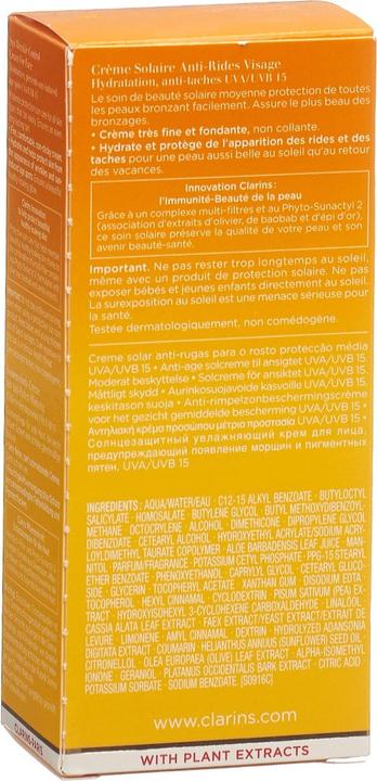 Produktbild Clarins Sun Wrinkle Control (Sonnencreme, SPF 15, 100 ml)