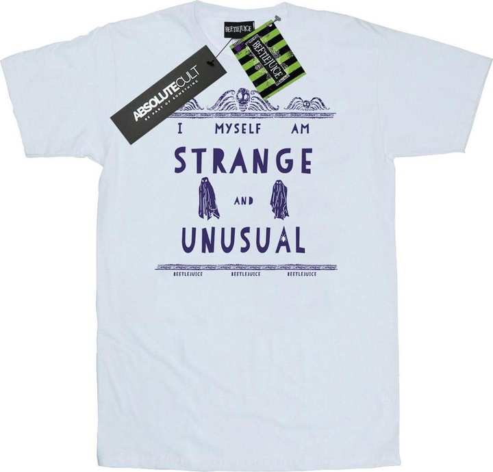 Actual product image Beetlejuice Mens Strange And Unusual T-Shirt (L)