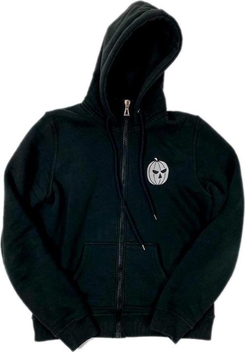 Immagine prodotto Halloween Felpa con cappuccio con logo della zucca per adulti (M)