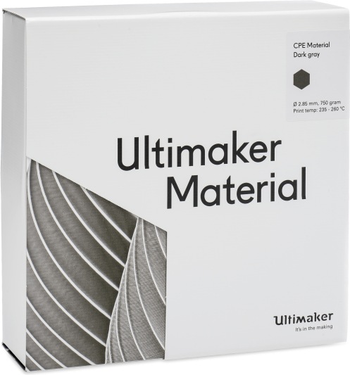 Produktbild Ultimaker Cpe (CPE, 2.85 mm, 750 g, Grau)