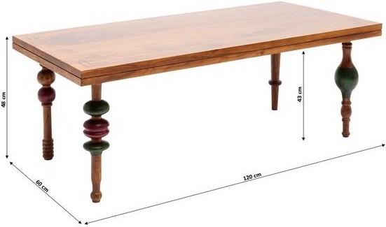 Immagine prodotto Kare Design Tavolino da caffè Regolo calcolatore 120x60cm (120 x 60 x 48 cm)