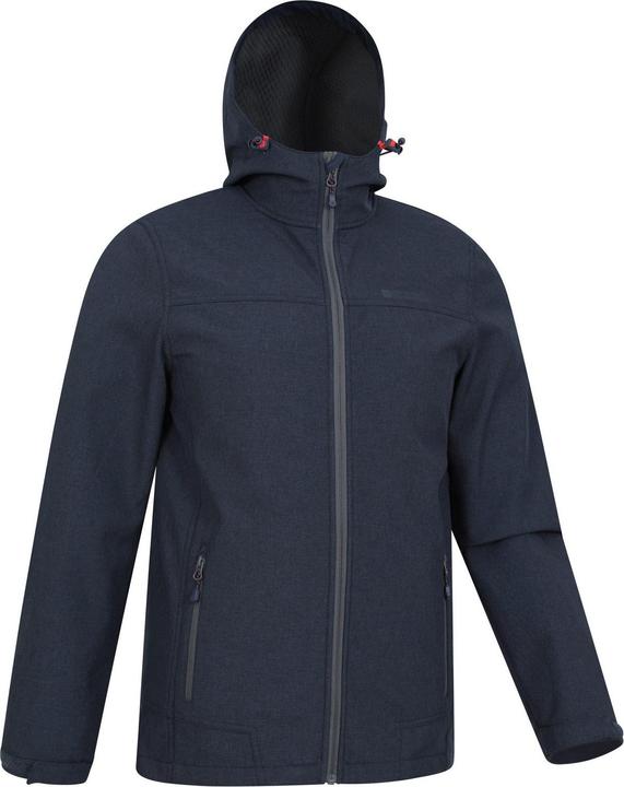 Actual product image Mountain Warehouse Mens Reykjavik Softshell Windproof Jacket (XS)