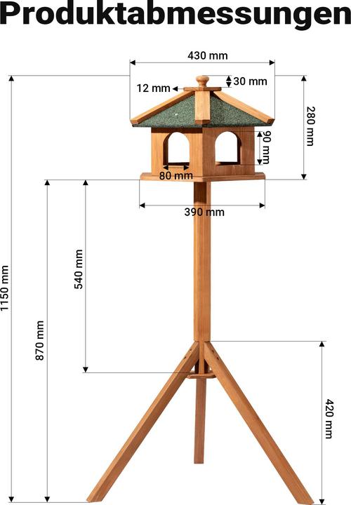 Produktbild Toboli Vogelfutterhaus