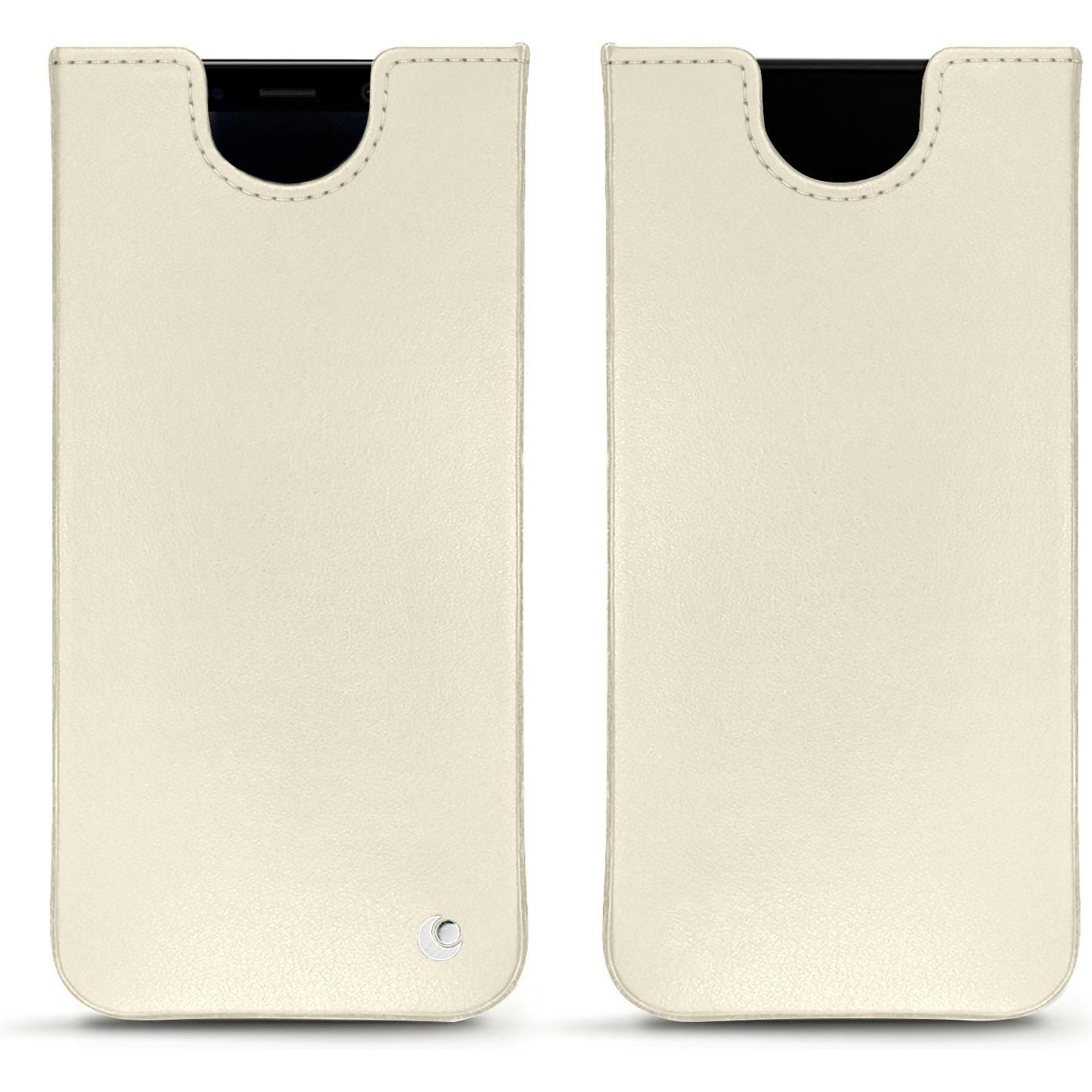 Noreve Lederschutzhülle (Samsung Galaxy S8+), Smartphone Hülle, Weiss