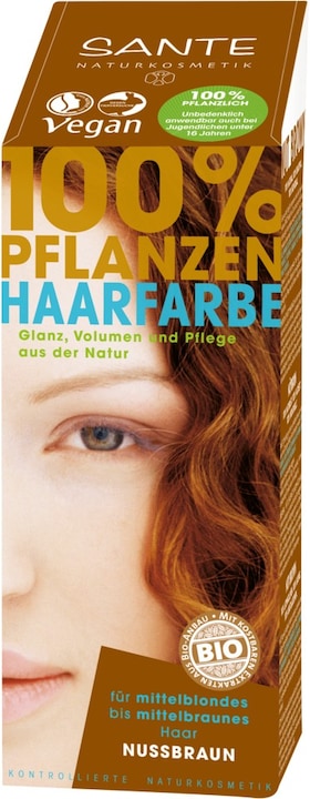 Actual product image Sante Plants hair color (Nut brown)