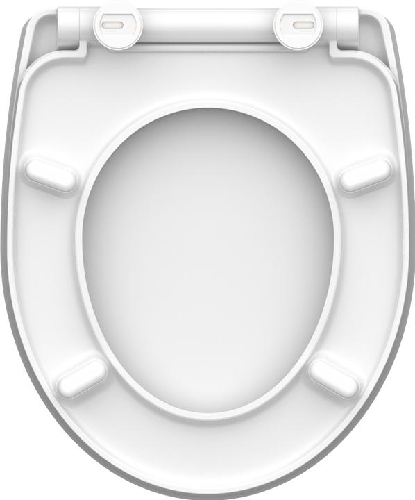 Actual product image Schütte Duroplast toilet seat RAINDROP soft-close mechanism Quick Release 82583 Floral