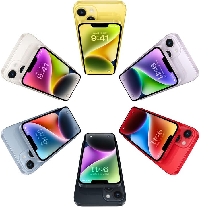 Produktbild Apple iPhone 14 Plus (128 GB, (PRODUCT)​RED, 6.70", SIM + eSIM, 5G)