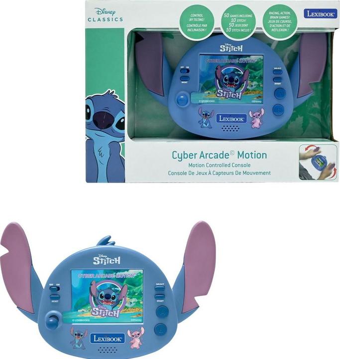 Produktbild Lexibook - Disney Stitch Cyber Arcade Motion® console (JL3180D)