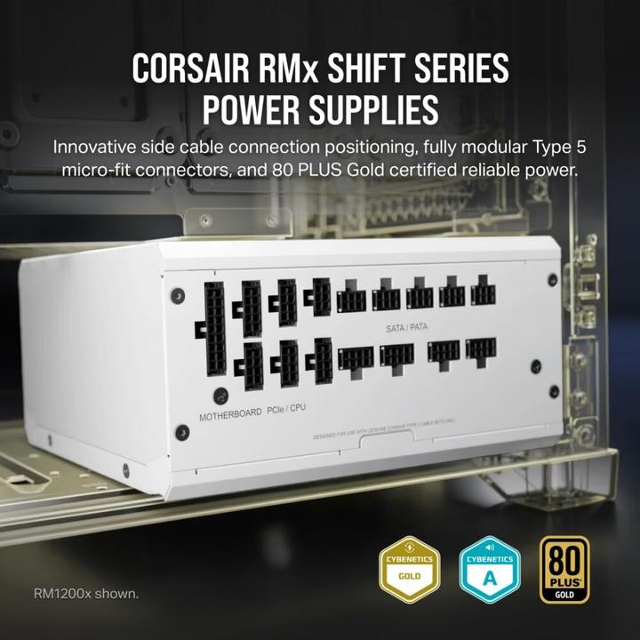 Produktbild Corsair RM850x Shift White Series (850 W)