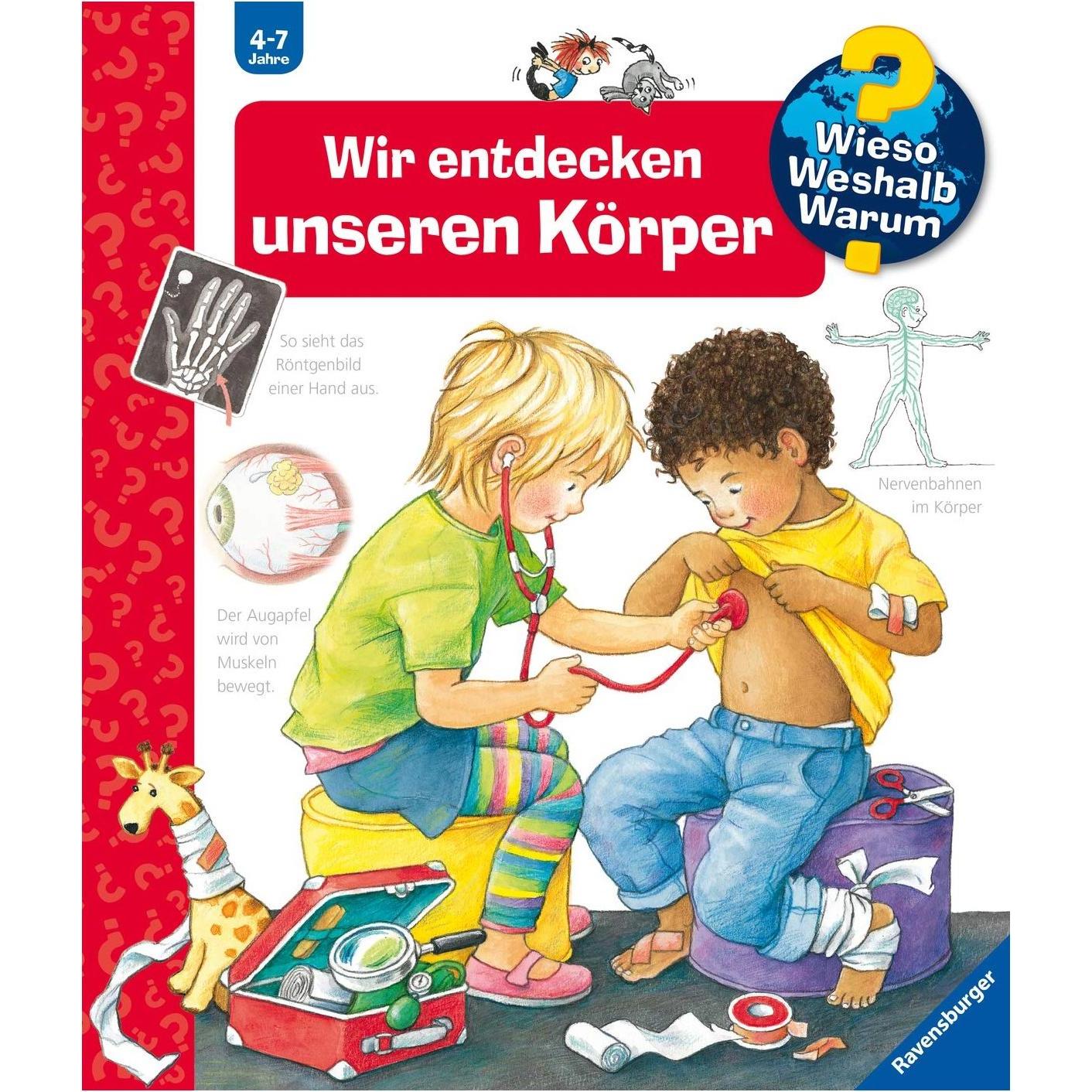 Wir entdecken unseren Körper, Kinderbücher von Doris Rübel