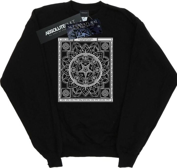 Immagine prodotto Supernatural Pentagram Pattern Felpa Donna (L)