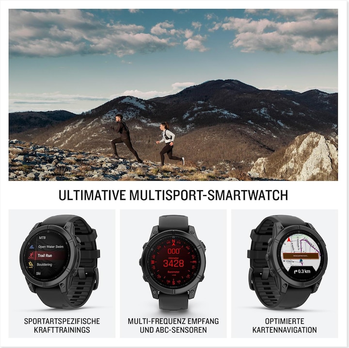 Actual product image Garmin fenix E (47 mm)