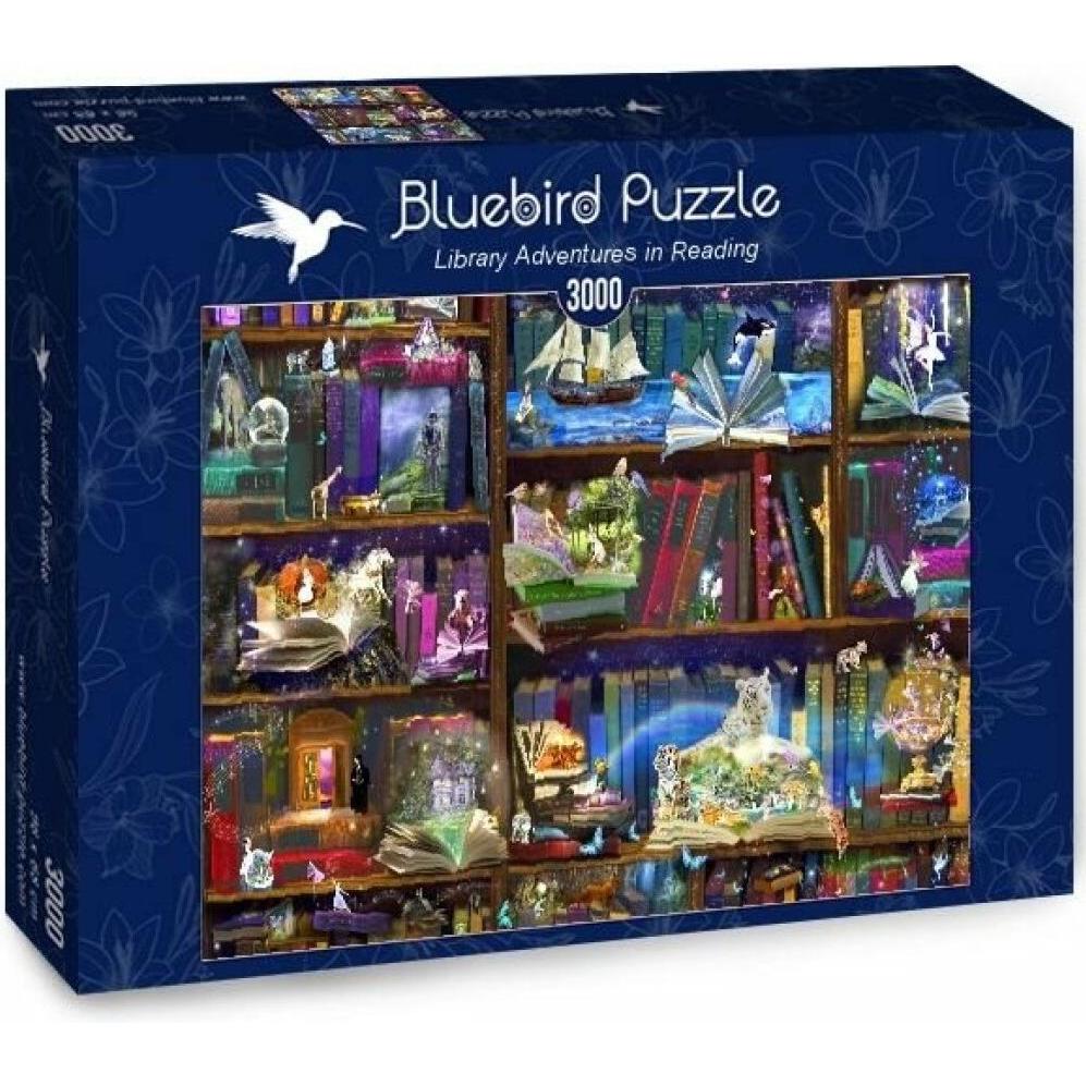 Bluebird Puzzle Puzzle 3000 Biblioteka pełna przygód (3000 Teile)