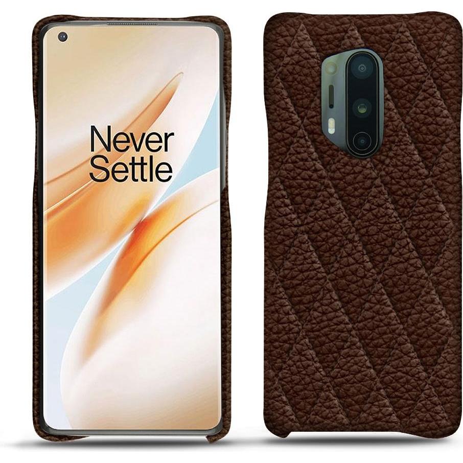 Noreve Lederschutzhülle (OnePlus 8 Pro), Smartphone Hülle, Braun
