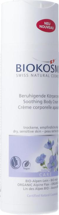 Biokosma Beruhigende Körpercreme BIO-Alpen Lein BIO-Hafer (Crème pour le corps, 200 ml)