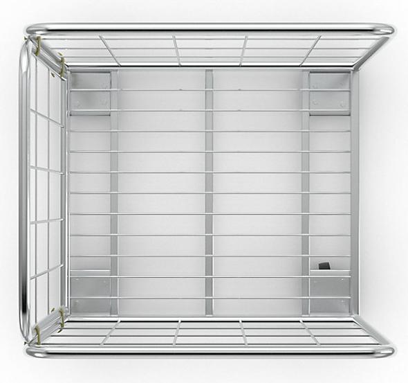 Image du produit kaiserkraft Conteneurs roulants avec parois grillagées (500 kg)