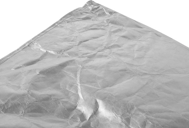 Actual product image Beliani Silver beanbag DROP