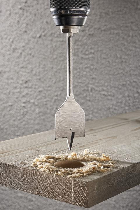 Produktbild wolfcraft 1 Flachfräsbohrer ø14x152mm (14 mm)