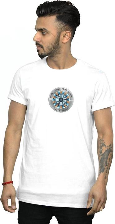 Produktbild Avengers Endgame Tony Stark Heart TShirt (L)
