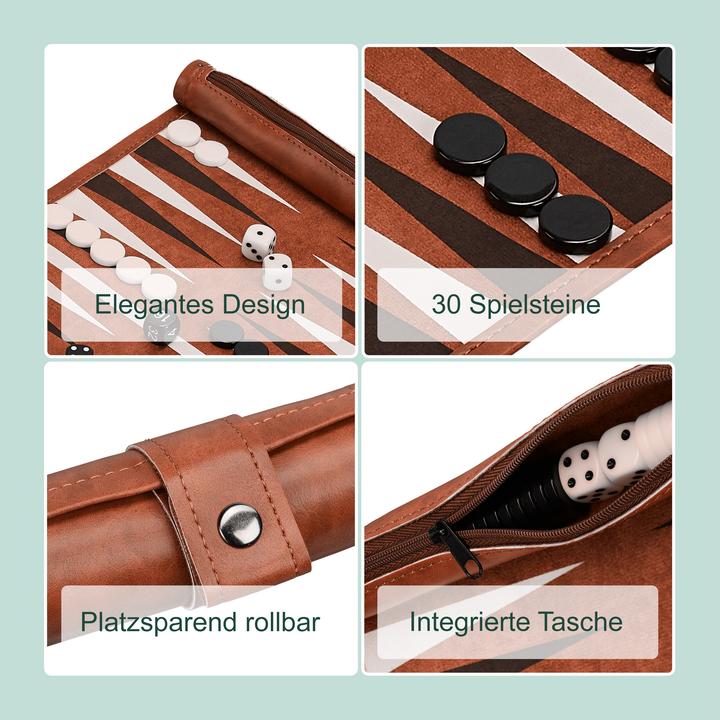 Produktbild Relaxdays Backgammon