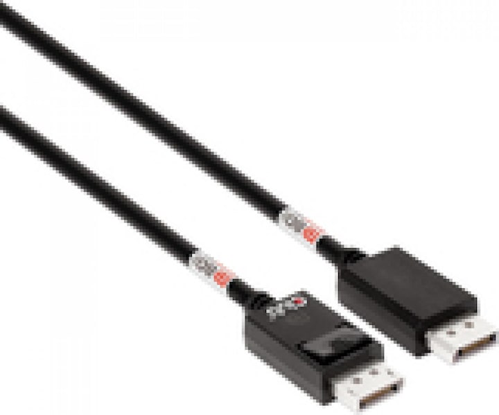 Actual product image Club 3D Club3D DisplayPort cable 2.1 DP80 1,6m 10K/8K/4K St/St retail (1.60 m, DisplayPort)