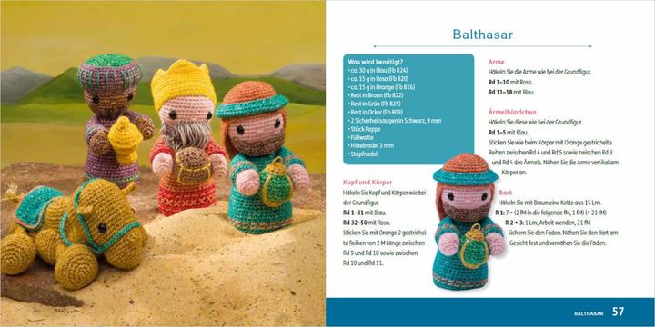 Produktbild Krippenfiguren selber häkeln (Deutsch, Christel Krukkert, Gerhard Witteveen, Janine Malz, 2022)