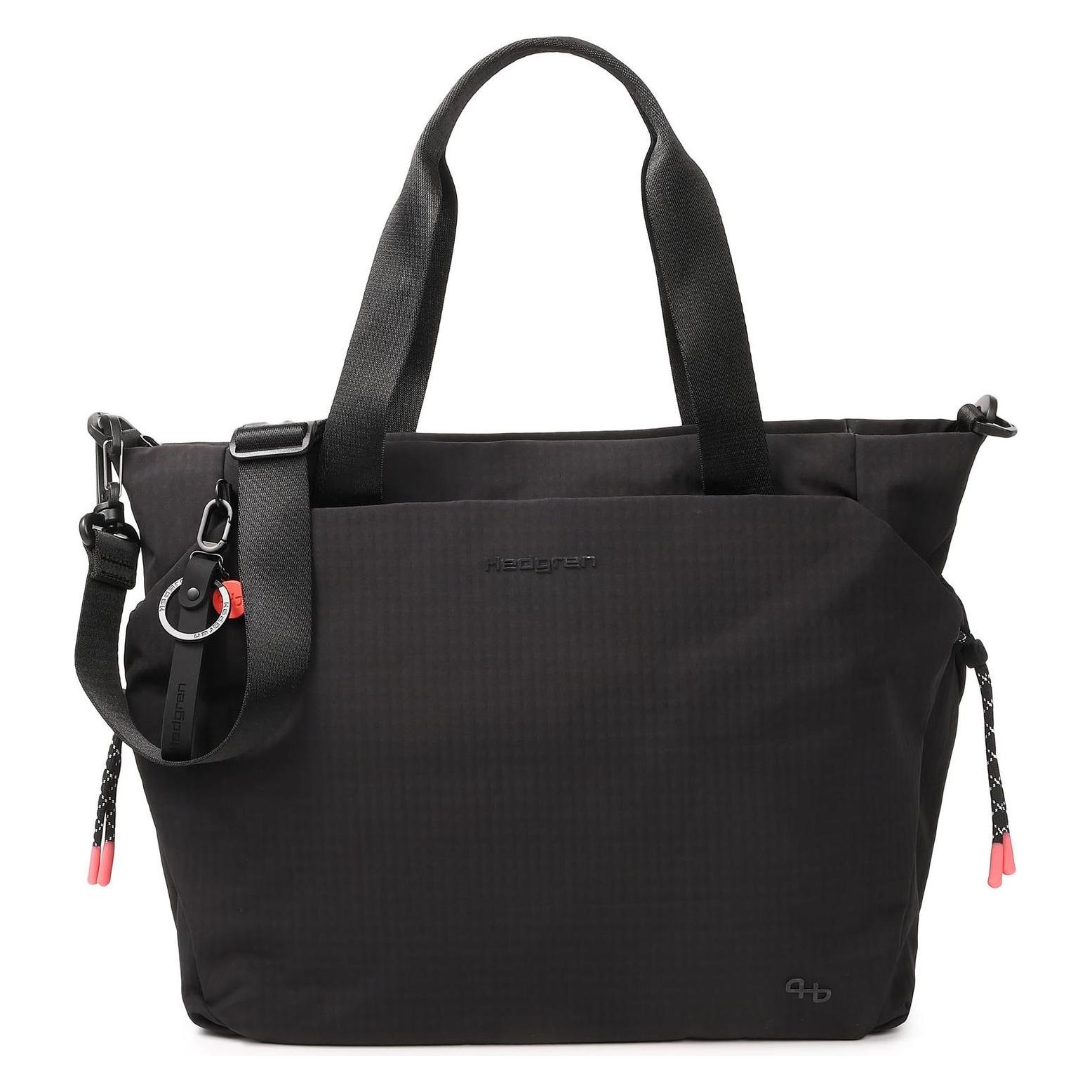 Hedgren, Unisex, Tasche, Schoudertas Satoshi Tote Bag 14 Black Zwart, Schwarz, (15.23 l)