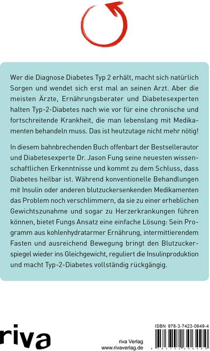Produktbild Diabetes rückgängig machen (Deutsch, Jason Fung, 2018)