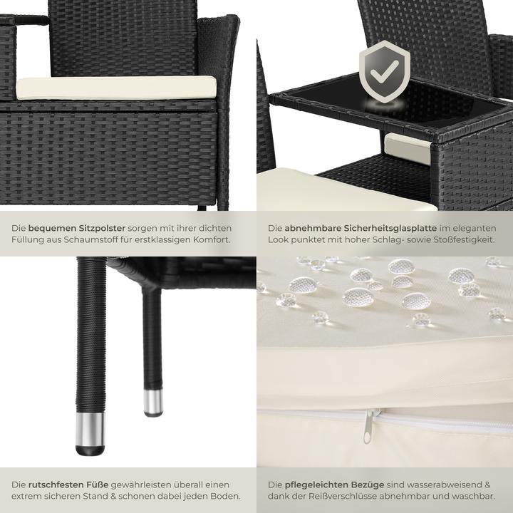 Image du produit tectake Banc de jardin