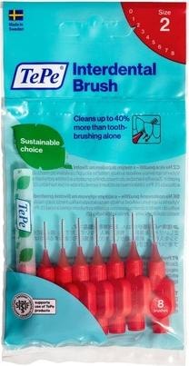TePe Original Interdental Brushes 0.5Mm Red 8Pcs (8 x, 0.50 mm)