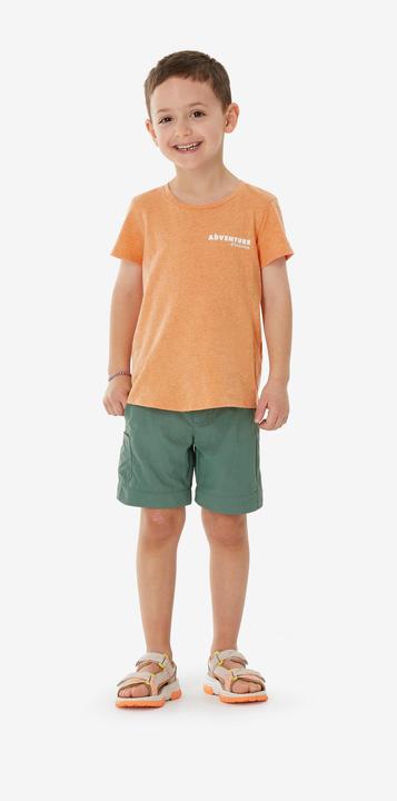 Immagine prodotto Quechua Kids’ convertible hiking trousers, 2-6 years, MH500 - Green (98)