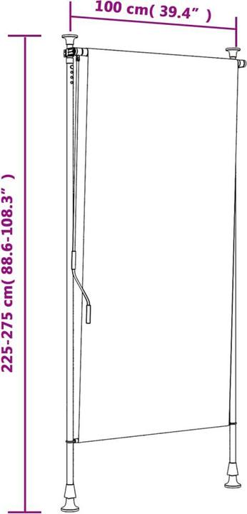 Actual product image vidaXL Katalin (100 x 270 cm)