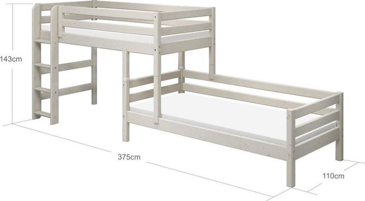 Produktbild Flexa Pfosten für mittelhohes Kombibett Classic