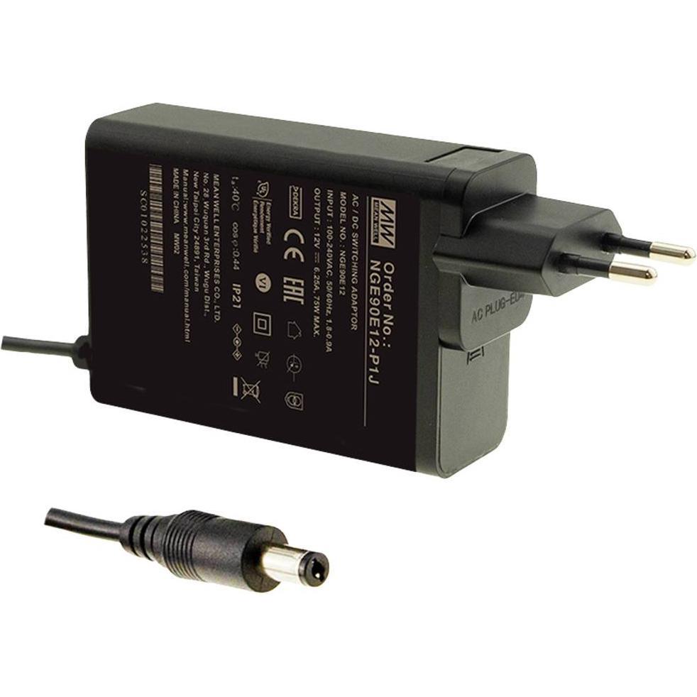 Mean Well Steckernetzteil, Festspannung, Caricatore universale