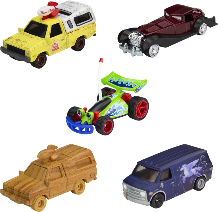 Actual product image Mattel Premium Disney 100th Bundle