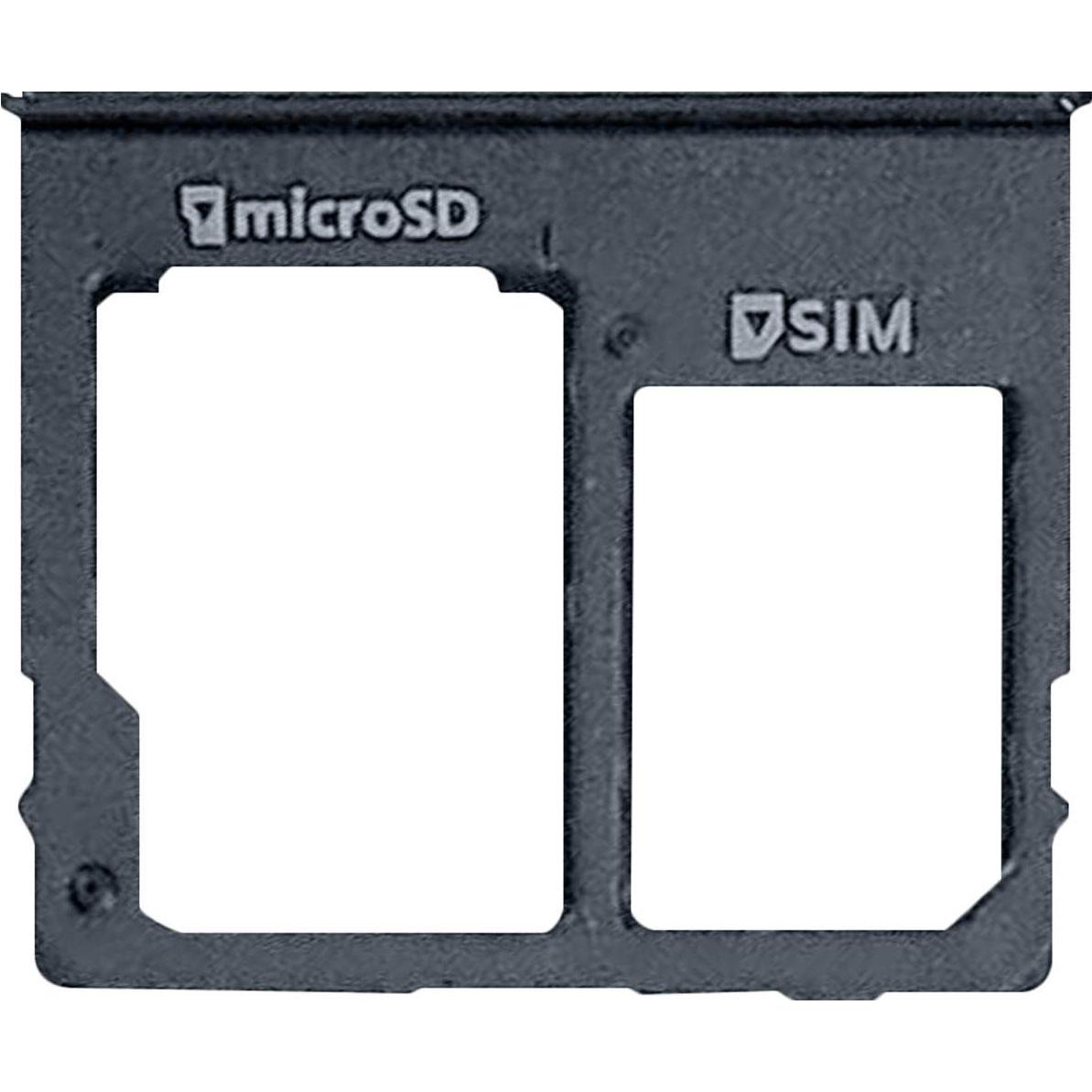 Clappio Ersatz Sim-Halter Samsung Galaxy A10e (SIM-Halterung), Mobilgerät Ersatzteile, Schwarz