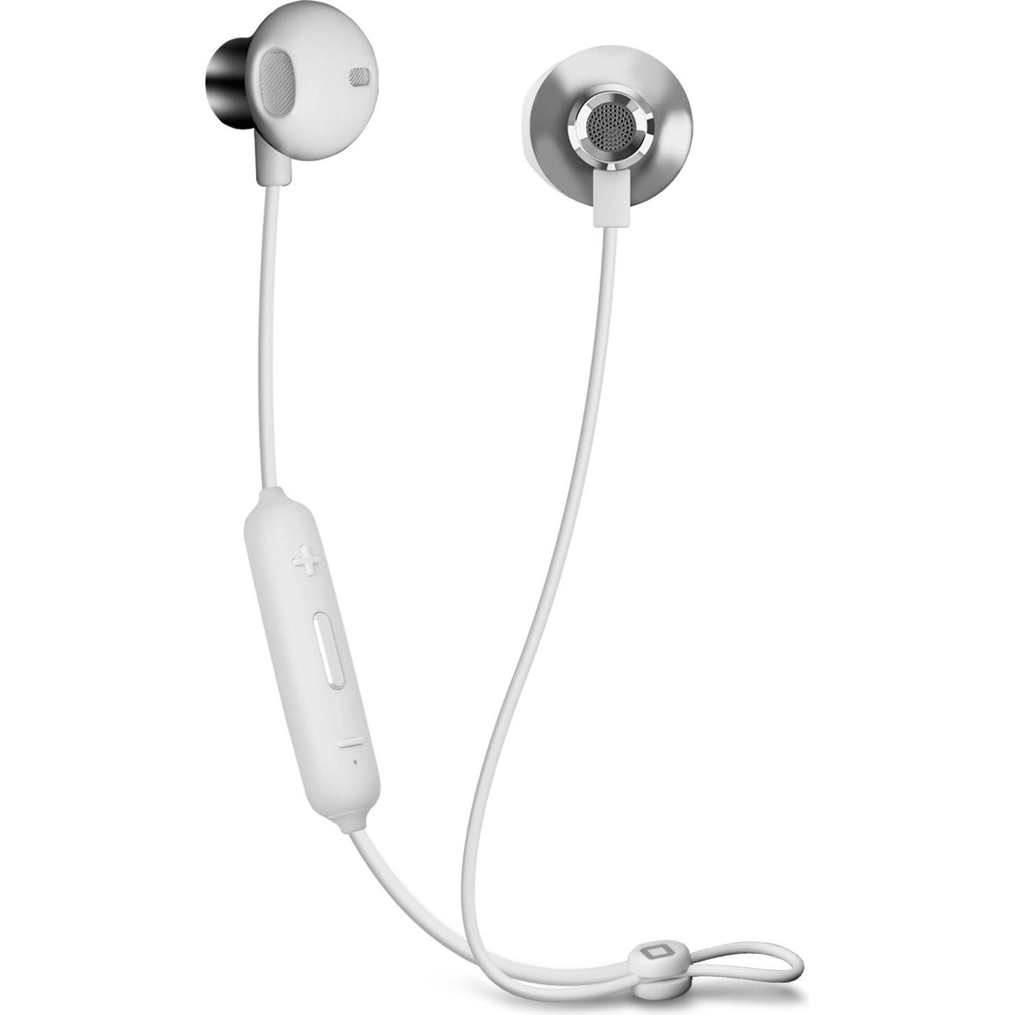 SBS Drahtloser Kopfhörer aus Metall BT701 (5 h, Kabellos), Kopfhörer, Weiss