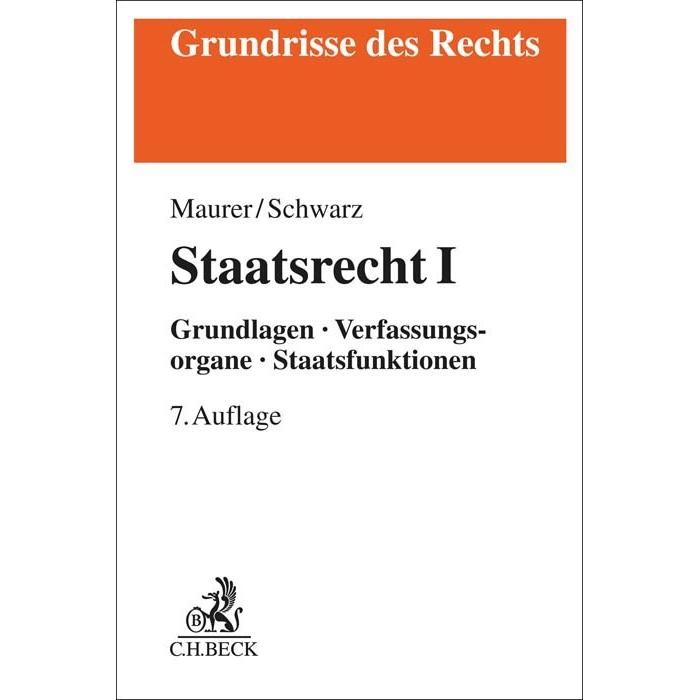 Thumbnail - Staatsrecht I, Fachbücher von Hartmut Maurer