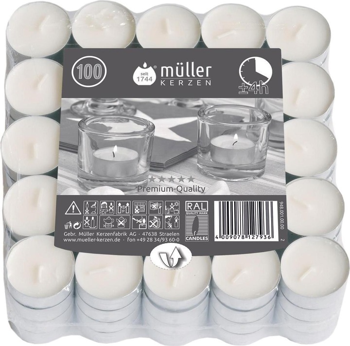 müller Kerzen Teelichter (100 Stk.)