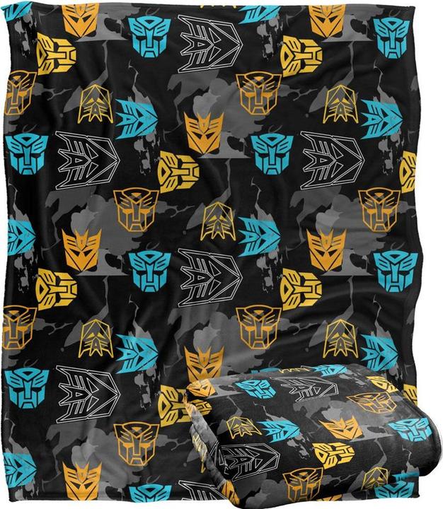 Produktbild Transformers Decke LogoMuster